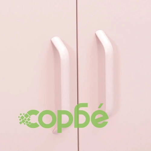 Шкаф за съхранение, розов, 80х35х101,5 см, стомана ➤ топ цена ➤ sorbe.bg