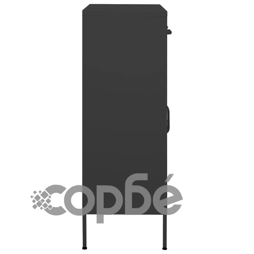 Шкаф за съхранение, антрацит, 80х35х101,5 см, стомана ➤ топ цена ➤ sorbe.bg