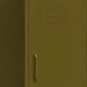 Шкаф за съхранение, маслиненозелен, 42,5x35x101,5 см, стомана