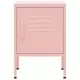 Нощно шкафче, розово, 35х35х51 см, стомана