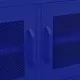 ТВ шкаф, нейви синьо, 105x35x50 см, стомана