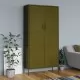 Гардероб, маслиненозелен, 90x50x180 см, стомана