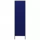 Гардероб, нейви синьо, 90x50x180 см, стомана