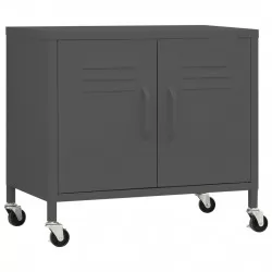 Шкаф за съхранение, антрацит, 60x35x56 см, стомана