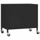 Шкаф за съхранение, черен, 60x35x56 см, стомана