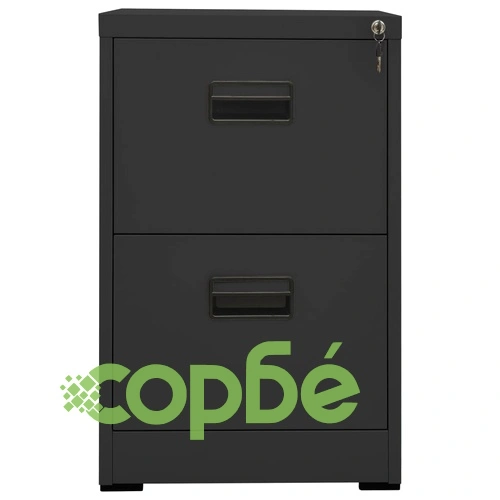 Шкаф за папки, антрацит, 46x62x72,5 cм, стомана на топ цена от sorbe.bg Шкаф за папки, антрацит, 46x62x72,5 cм, стомана ➤ топ цена ➤ sorbe.bg