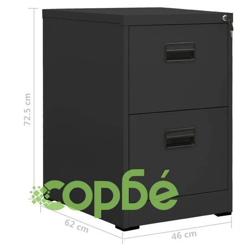 Шкаф за папки, антрацит, 46x62x72,5 cм, стомана на топ цена от sorbe.bg Шкаф за папки, антрацит, 46x62x72,5 cм, стомана ➤ топ цена ➤ sorbe.bg