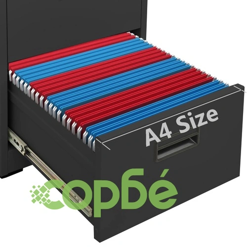 Шкаф за папки, антрацит, 46x62x72,5 cм, стомана на топ цена от sorbe.bg Шкаф за папки, антрацит, 46x62x72,5 cм, стомана ➤ топ цена ➤ sorbe.bg