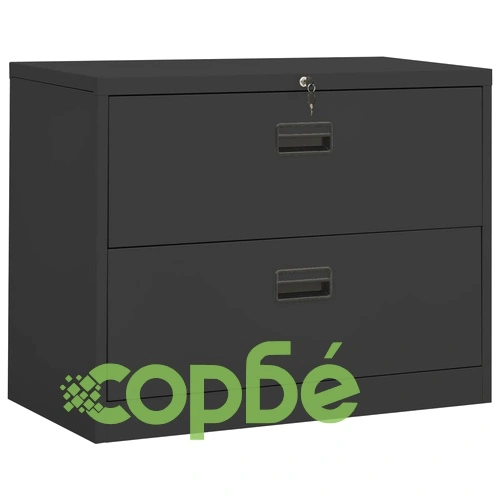 Шкаф за папки, антрацит, 90x46x72,5 cм, стомана на топ цена от sorbe.bg Шкаф за папки, антрацит, 90x46x72,5 cм, стомана ➤ топ цена ➤ sorbe.bg