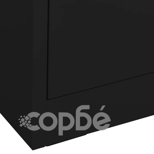 Шкаф за папки, черен, 90x46x103 cм, стомана на топ цена от sorbe.bg Шкаф за папки, черен, 90x46x103 cм, стомана ➤ топ цена ➤ sorbe.bg
