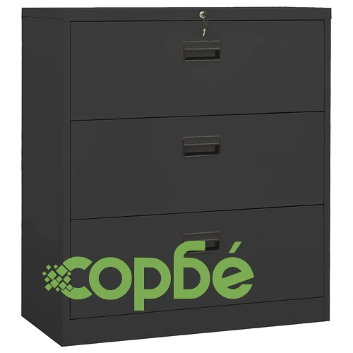 Шкаф за папки, антрацит, 90x46x103 cм, стомана на топ цена от sorbe.bg Шкаф за папки, антрацит, 90x46x103 cм, стомана ➤ топ цена ➤ sorbe.bg