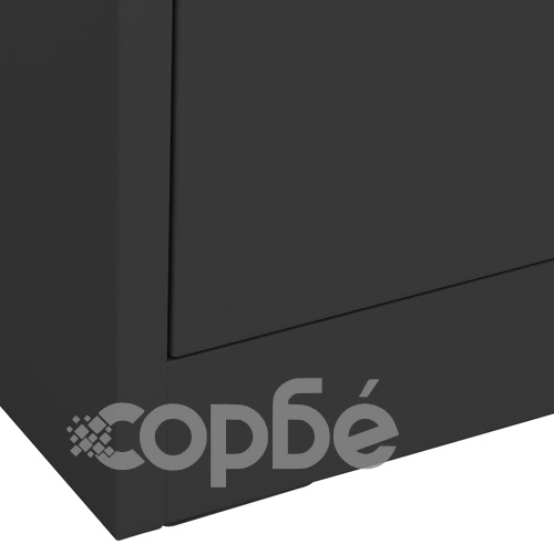 Шкаф за папки, антрацит, 90x46x103 cм, стомана на топ цена от sorbe.bg Шкаф за папки, антрацит, 90x46x103 cм, стомана ➤ топ цена ➤ sorbe.bg