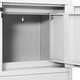 Офис шкаф, светлосив, 90x40x102 см, стомана Офис шкаф, светлосив, 90x40x102 см, стомана