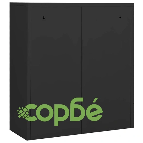 Офис шкаф, антрацит, 90x40x102 см, стомана на топ цена от sorbe.bg Офис шкаф, антрацит, 90x40x102 см, стомана ➤ топ цена ➤ sorbe.bg