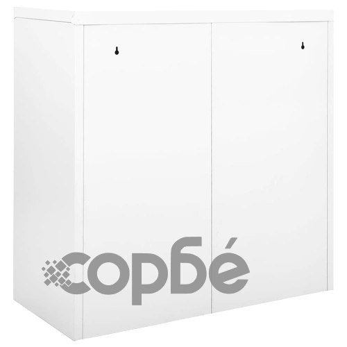 Шкаф с плъзгаща врата, сив, 90x40x90 см, стомана ➤ топ цена ➤ sorbe.bg