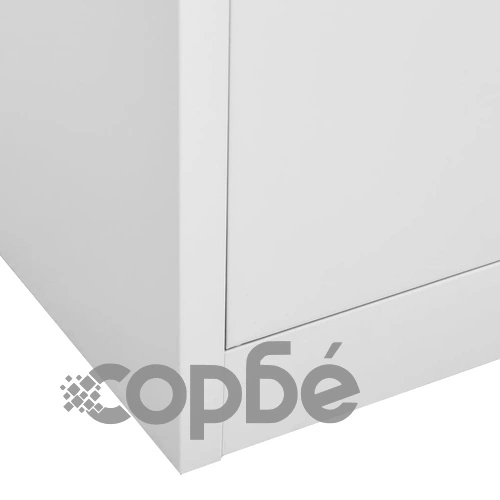 Заключващ се шкаф, светлосив, 90x45x92,5 см, стомана на топ цена от sorbe.bg Заключващ се шкаф, светлосив, 90x45x92,5 см, стомана ➤ топ цена ➤ sorbe.bg