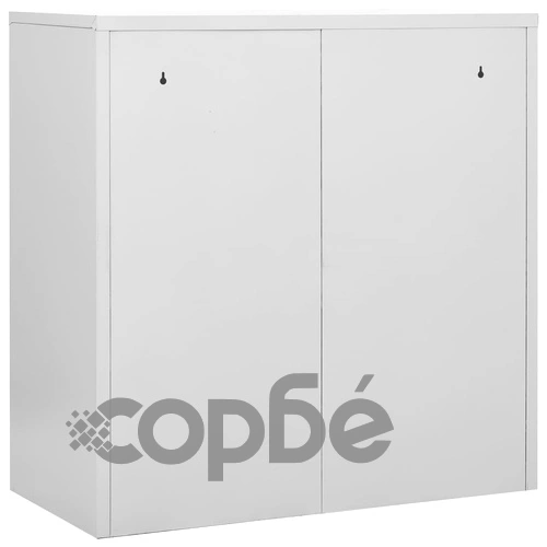 Заключващ се шкаф, светлосиво и зелено, 90x45x92,5 см, стомана на топ цена от sorbe.bg Заключващ се шкаф, светлосиво и зелено, 90x45x92,5 см, стомана ➤ топ цена ➤ sorbe.bg