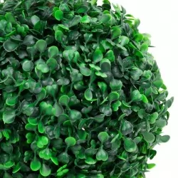 Изкуствен чемшир във формата на топка със саксия, зелен, 60 см