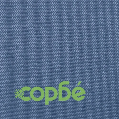 Трапезни столове, 4 бр, сини, текстил ➤ топ цена ➤ sorbe.bg