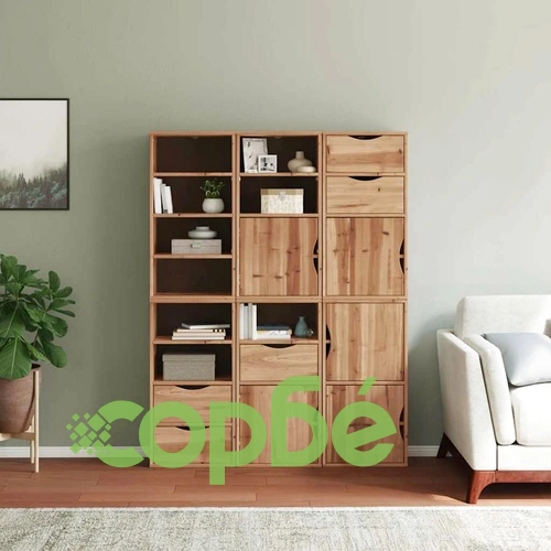 Странични шкафове 6 бр. ODDA 40x24x79 cm борово дърво масив ➤ топ цена ➤ sorbe.bg