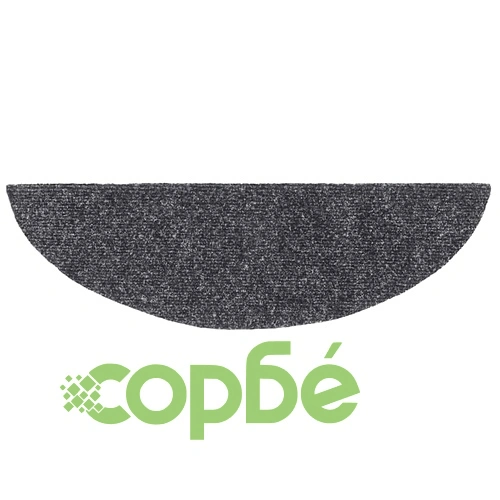 Изтривалки за стълби, самозалепващи се, 30 бр., 56x17x3 см, тъмносиви, полукръгли ➤ топ цена ➤ sorbe.bg