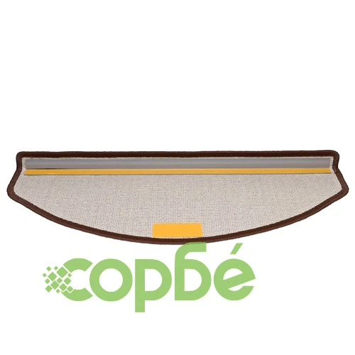 Изтривалки за стълби, 30 бр., 65x24x4 см, кафеенокафяви, полукръгли, големи ➤ топ цена ➤ sorbe.bg