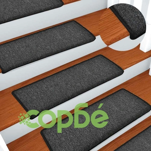 Изтривалки за стълби, 30 бр., 65x21x4 см, антрацит, правоъгълен ръб ➤ топ цена ➤ sorbe.bg