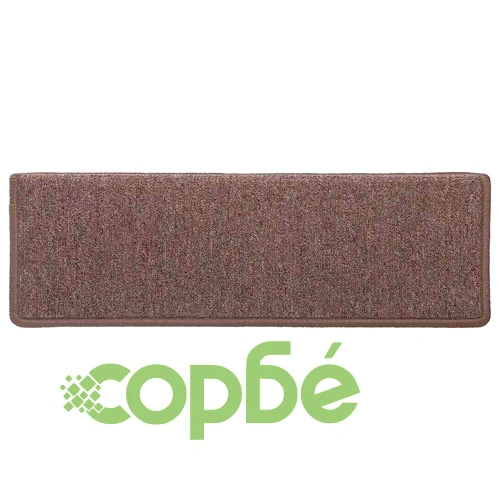 Изтривалки за стълби, 30 бр., 65x21x4 см, кафяви, с правоъгълен кант ➤ топ цена ➤ sorbe.bg