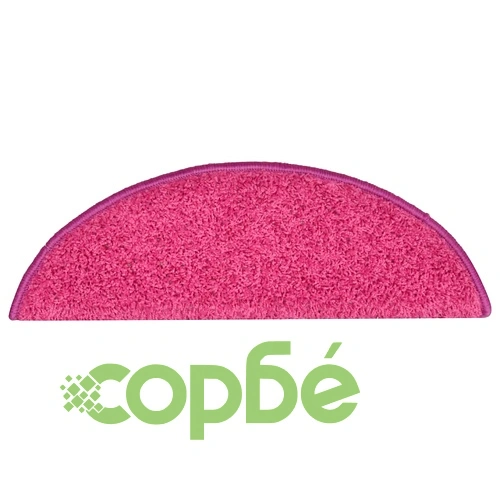 Изтривалки за стълби, 30 бр., 56x17x3 см, розови, полукръгли ➤ топ цена ➤ sorbe.bg