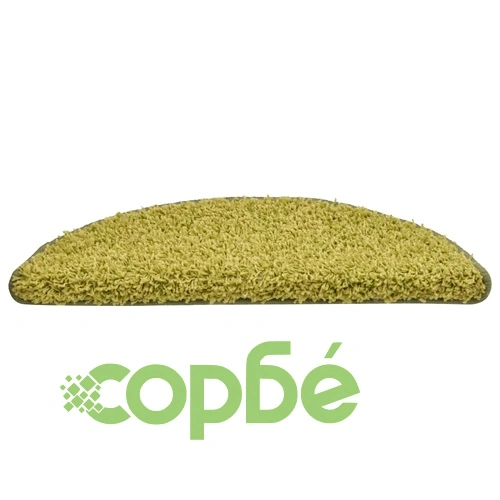 Изтривалки за стълби, 30 бр., 56x17x3 см, зелени, полукръгли ➤ топ цена ➤ sorbe.bg