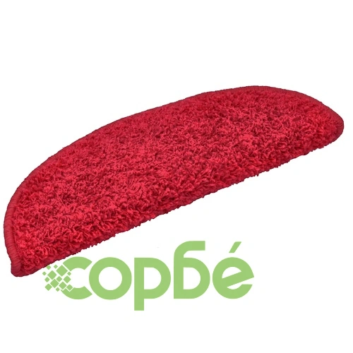 Изтривалки за стълби, 30 бр., 65x21x4 см, червени, полукръгли, големи ➤ топ цена ➤ sorbe.bg