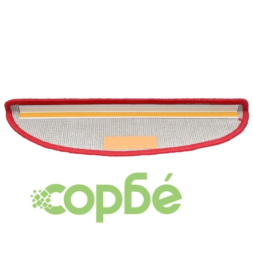 Изтривалки за стълби, 30 бр., 65x21x4 см, червени, полукръгли, големи ➤ топ цена ➤ sorbe.bg