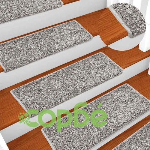 Изтривалки за стълби, 30 бр., 65x21x4 см, сиви, с правоъгълен кант ➤ топ цена ➤ sorbe.bg