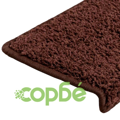 Изтривалки за стълби, 30 бр., 65x21x4 см, кафяви, с правоъгълен кант ➤ топ цена ➤ sorbe.bg