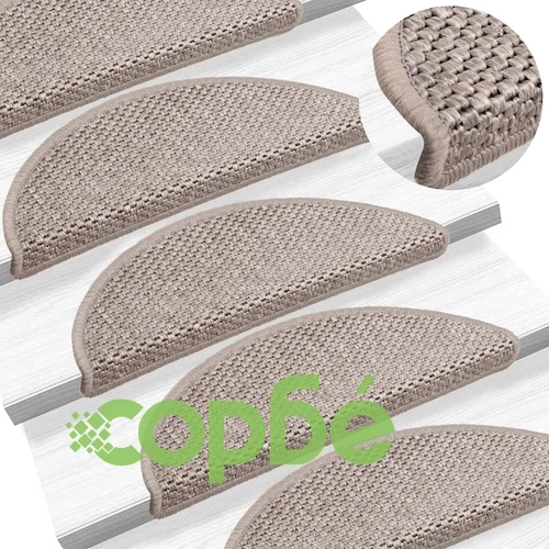 Самозалепващи стелки за стълби сизал 30 бр 56x17x3 см сребристи ➤ топ цена ➤ sorbe.bg