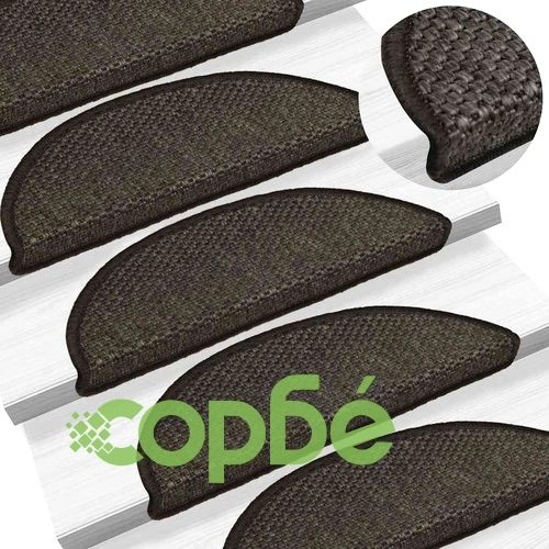 Самозалепващи стелки за стълби сизал 30 бр 56x17x3 см антрацит ➤ топ цена ➤ sorbe.bg