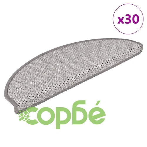 Самозалепващи стелки за стълби вид сизал 30 бр 65x21x4 см ➤ топ цена ➤ sorbe.bg