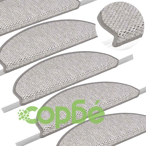 Самозалепващи стелки за стълби вид сизал 30 бр 65x21x4 см ➤ топ цена ➤ sorbe.bg