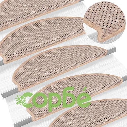 Стелки за стълби, вид сизал, 30 бр, 65x21x4 см, светлобежови ➤ топ цена ➤ sorbe.bg