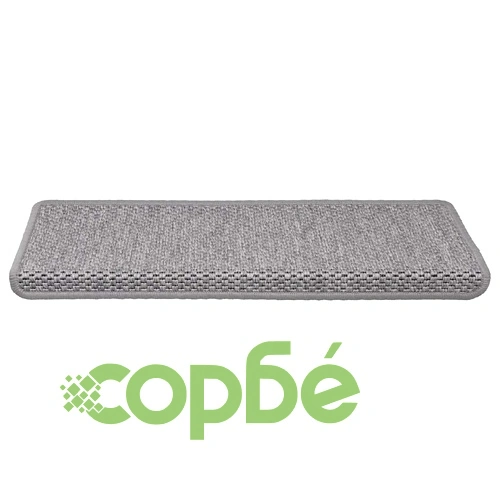 Самозалепващи стелки за стълби вид сизал 30бр 65x21x4 см сребро ➤ топ цена ➤ sorbe.bg