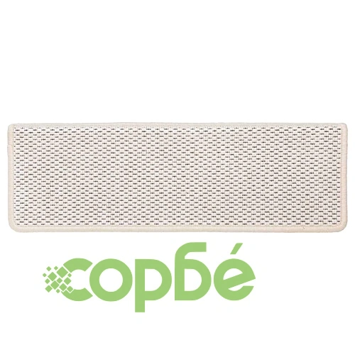 Самозалепващи стелки за стълби вид сизал 30бр 65x21x4см кремави ➤ топ цена ➤ sorbe.bg