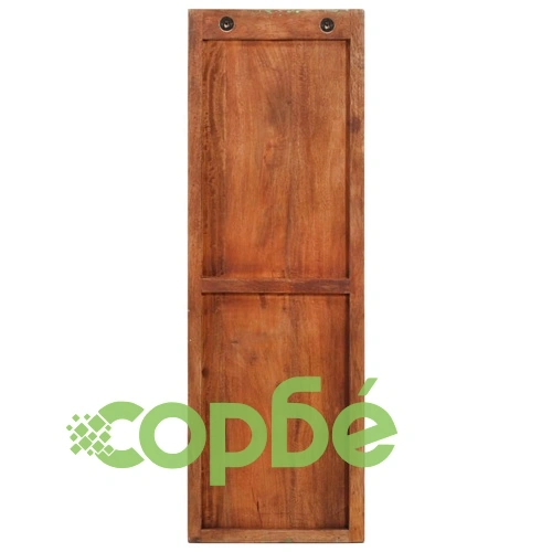 Закачалки за стена, 2 бр, 36x3x110 см, регенерирано дърво масив ➤ топ цена ➤ sorbe.bg