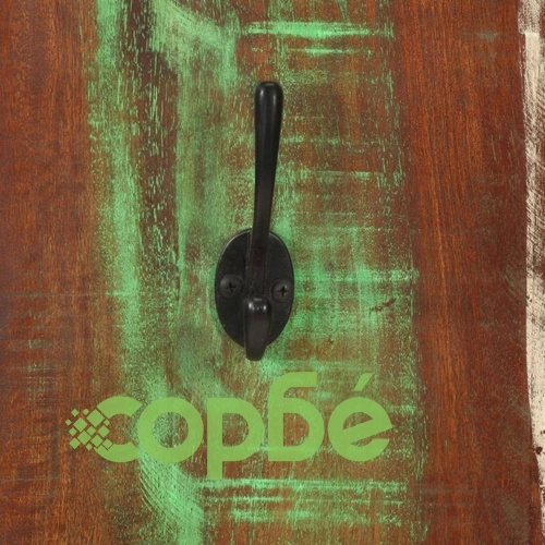 Закачалки за стена, 2 бр, 36x3x110 см, регенерирано дърво масив ➤ топ цена ➤ sorbe.bg