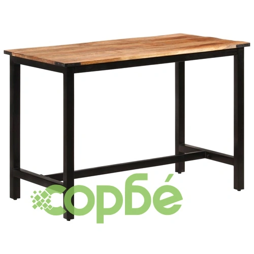 Трапезна маса, 110x60x76 cм, мангово дърво масив ➤ топ цена ➤ sorbe.bg