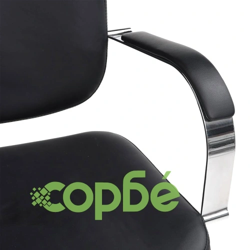 Стол за фризьорски салон, черен, изкуствена кожа ➤ топ цена ➤ sorbe.bg