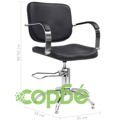 Стол за фризьорски салон, черен, изкуствена кожа ➤ топ цена ➤ sorbe.bg