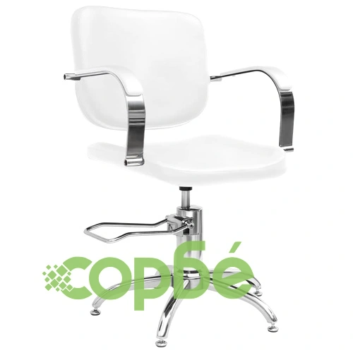 Стол за фризьорски салон, бял, изкуствена кожа ➤ топ цена ➤ sorbe.bg