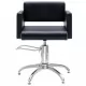 Стол за фризьорски салон, черен, изкуствена кожа