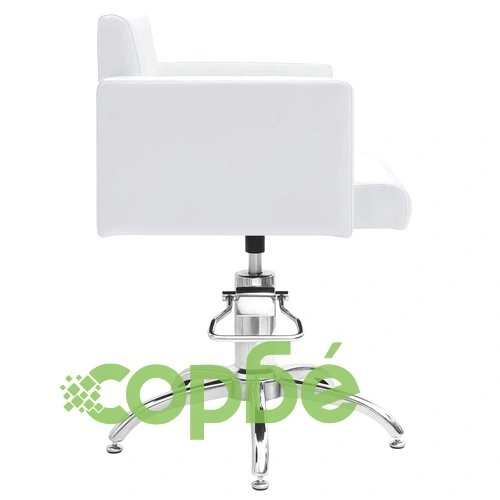 Стол за фризьорски салон, бял, изкуствена кожа ➤ топ цена ➤ sorbe.bg