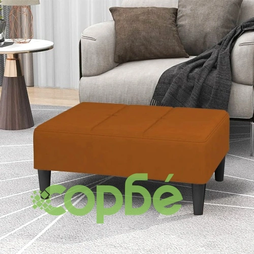 Табуретка, кафява, 78x56x32 см, кадифе ➤ топ цена ➤ sorbe.bg